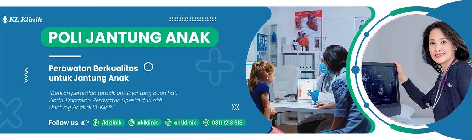 Poli Jantung Anak KL Klinik head banner