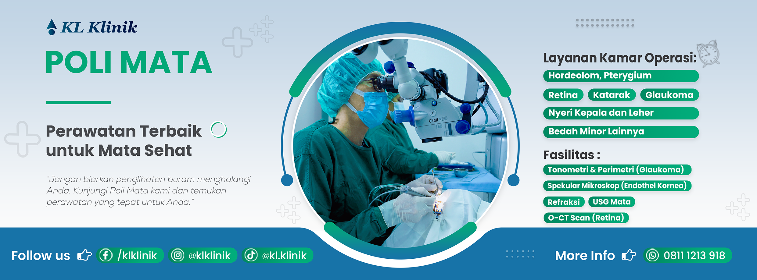 Banner Poli Mata KL Klinik